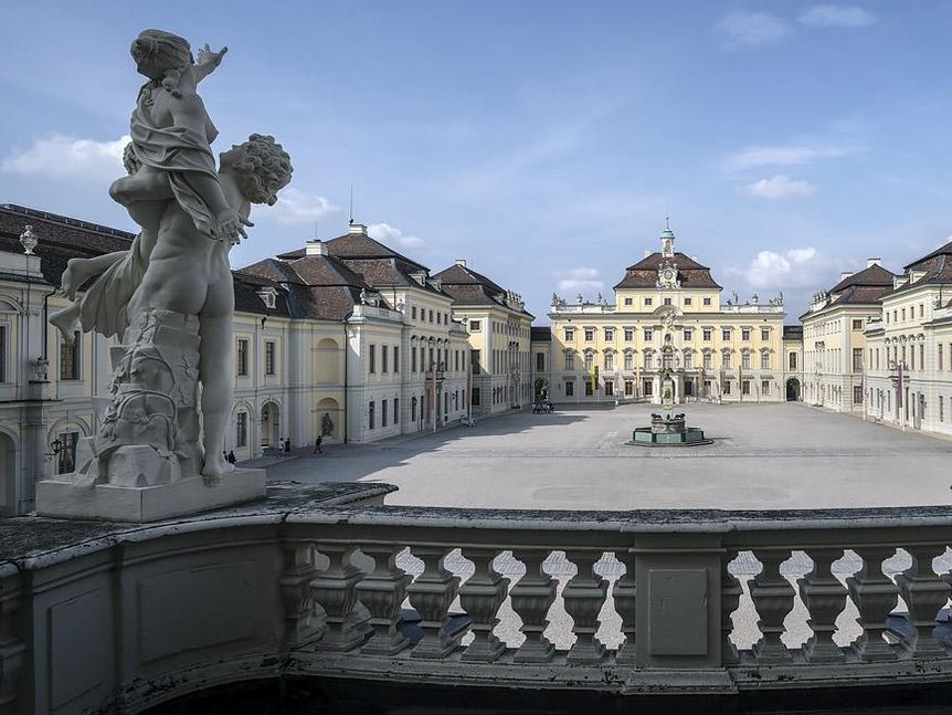 Foto: Staatliche Schlösser und Gärten Baden-Württemberg, Günther Bayerl Residenzschloss Ludwigsburg, Blick von Balkon